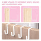1 Pack 8 Shelves Over The Door Shoe Organizer