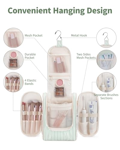 Small Hanging Travel Toiletry Bag for Women