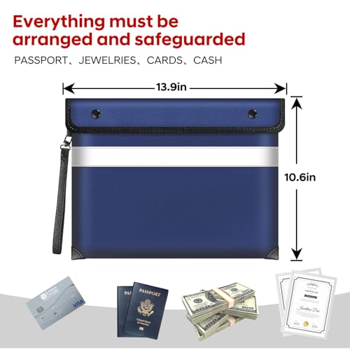 Fireproof Bag Dual Reflective Strips