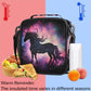 Rainbow Galaxy Animal Unicorn Lunch Bag Box for Kids Boys Girls Insulated Lunch Tote Bag with Adjustable Shoulder Strap Reusable Waterproof Thermal Cooler Bag for School Work Picnic Women Men (Z08:Rainbow Galaxy Animal Unicorn)