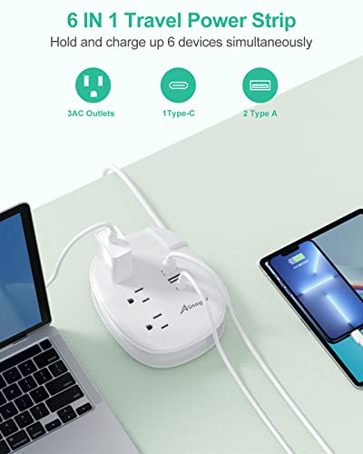 USB C Travel Power Strip