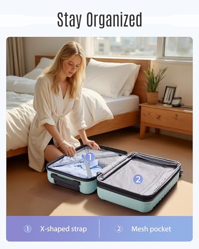 Luggage Sets 3 Pcs Suitcase with Wheels