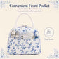 Lunch Bag for Women Cute Corduroy Lunch Tote Bags with Shoulder Strap Reusable Insulated Lunch Box Large Capacity Reusable Insulated Cooler for Work Picnic or Travel