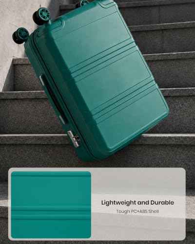 24 Inch Luggage Suitcase with Spinner Wheels TSA Lock