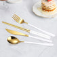 6 Pieces 18 8 Stainless Steel Flatware Set Portable Reusable Cutlery Set Travel Utensils Set Including Chopsticks Knife Fork Spoon Straws Cleaning Brush Dishwasher Safe (6 Count)