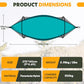Ultra Light Travel Camping Hammock Pop