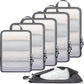 6 Set Ultralight Compression Packing Cubes Packing Organizer for Travel Accessories Luggage Suitcase Backpack