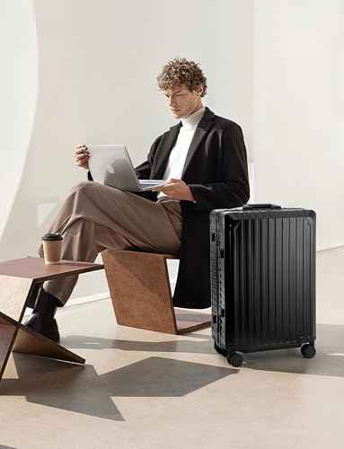 Mvst Luggage Premium All Aluminum Magnesium Carry On 20'' Lightweight Metal