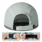Baseball Cap Foldable Running Cap Sports Hat for Men Woman Adjustable Dry Fit Cooling Hats Water Repellency Lightweight Outdoor Reflective Ball Cap for Golf Gym Hiking Grey Blue
