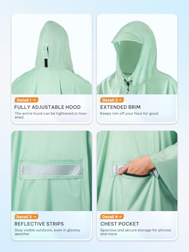 Double Layer Rain Poncho