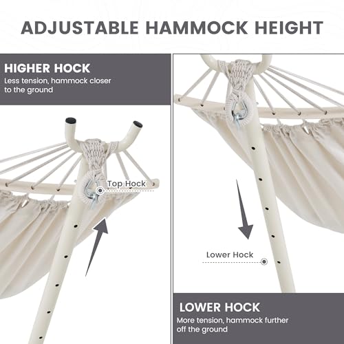 LazyDaze Hammocks Double Hammock with Stand (2 Count)