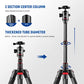 N55CR Upgraded 80.7" Carbon Fiber Camera Tripod Monopod Travel Stand