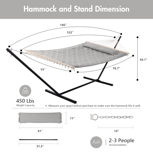 Large Hammock with Stand 12FT