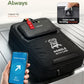 Padded Stroller Bag for Airplane with PU Leather Pocket Design