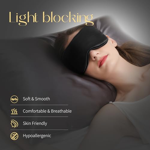 Adjustable 100% 22 Momme Mulberry Silk Sleep Mask