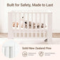 EvoNest 6-in-1 Convertible Baby Mini Crib with Wheels