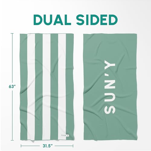 Waffle Microfiber Beach Towel