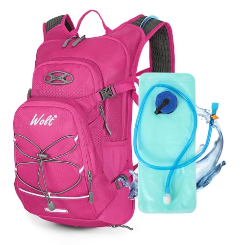 Hydration Backpack 18L Hiking Water Backpack with 2L Water Bladder for Men Women