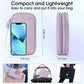 PU Leather Cable Organizer Double Layer Travel Pouch
