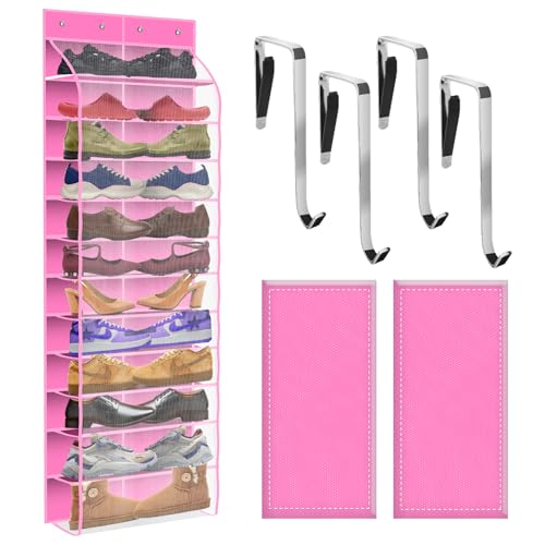 12 Pocket Over the Door Shoe Organizer