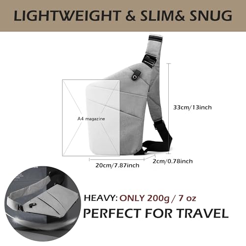 Anti Theft Crossbody Bags for Women Men