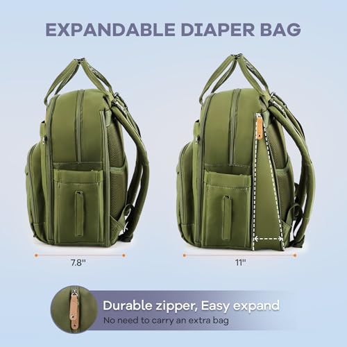 Baby Diaper Bag Backpack with Changing Pad