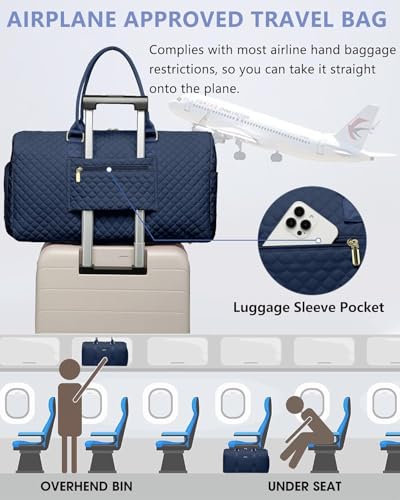 Women Weekender Travel Duffle Bag