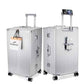 Super Large Aluminum Frame Checked Zipperless Luggage