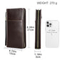 Personalized Family Passport Wallet for 4 Custom Engraved Name