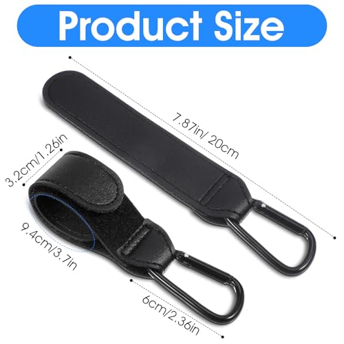 Xindojuz 2 PCS Stroller Hooks for Bags