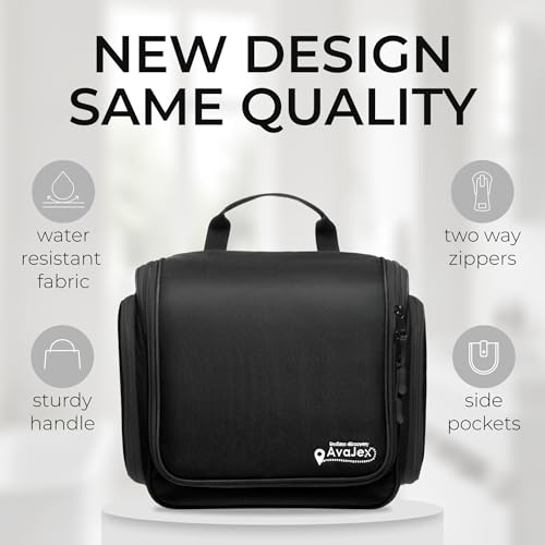 Travel Toiletry Bag for Men and Women (19 Count)