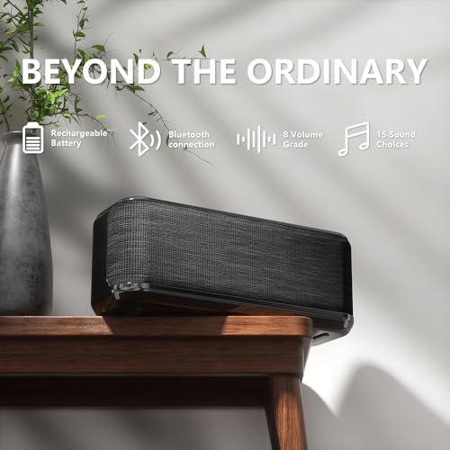Rechargeable Sound Machine with Bluetooth Speaker