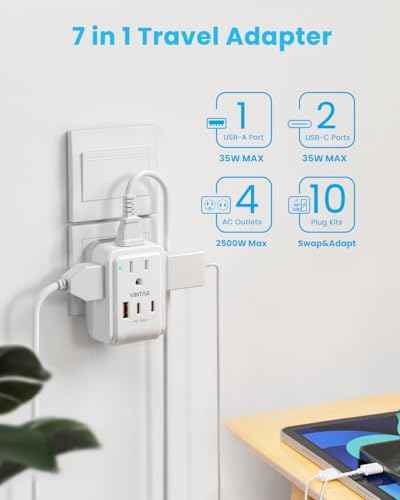 35W Universal Travel Adapter Kit (7 Count)