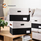 Foldable Storage Bins with Lids [3 (3 Count)