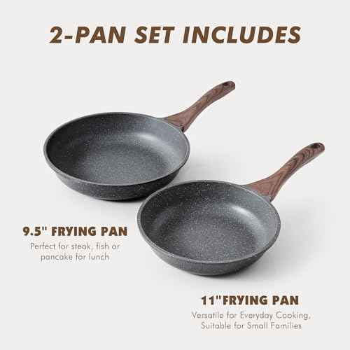 Nonstick Frying Pans (2 Count)