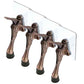 HASHI 4 Inch Kickdown Door Stopper No Drilling