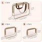 10 PCS Clear Travel Bags for Toiletries