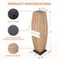 2 Piece Outdoor Floor Lamp Solar Lantern (2 Count)