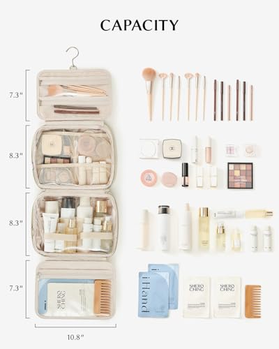 Toiletry Bag with Hanging Hook