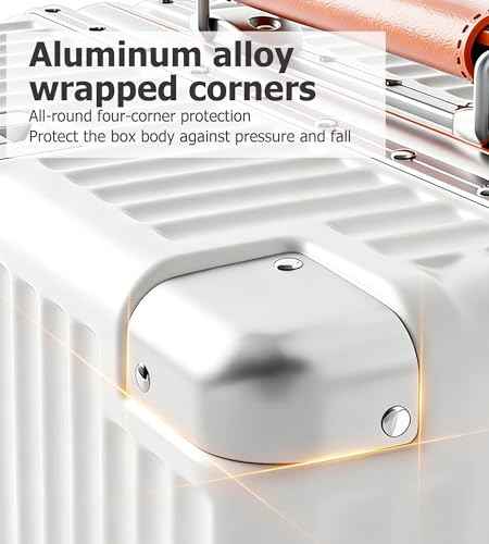 Super Large Aluminum Frame Checked Luggage