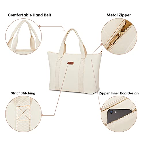 BRIDAL White Canvas Tote Bag