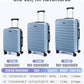 Luggage Sets 3 Pcs Suitcase with Wheels (3 Count)