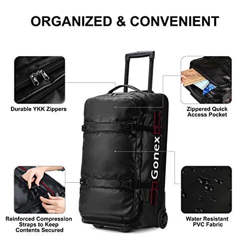 Rolling Duffle Bag with Wheels