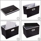 Extra Large Collapsible Storage Bins with Lids [5 (5 Count)