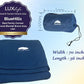 Ultra Compact 2 Pack Travel Blanket Pillow Airplane (2 Count)