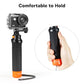 EK7000 4K30fps 20MP Action Camera EIS Ultra HD 131FT Waterproof Underwater Camera with Waterproof Floating Hand Grip Bundle and Carrying Case Helmet Accessories Kit Bundle