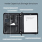 PU Leather Padfolio Portfolio with Handle