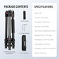 Basics Carbon Fiber Travel Tripod Monopod