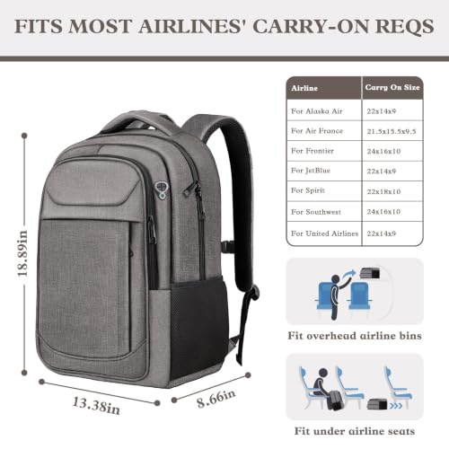 17" Travel Laptop Backpack