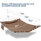 12FT 2 Person Hammock with V Shaped Spreader Bar